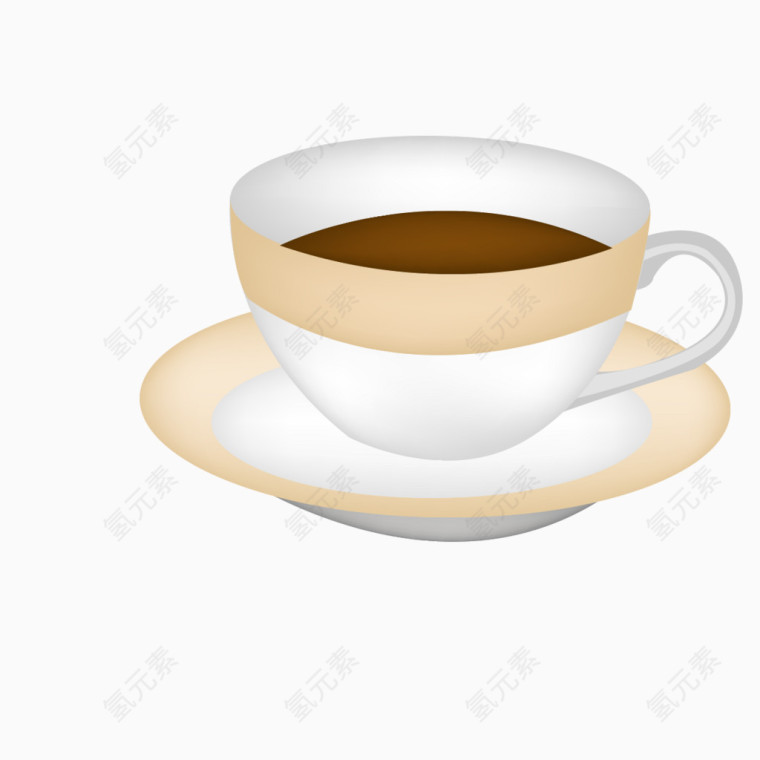 咖啡茶杯模型