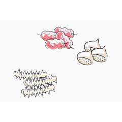 手绘食材