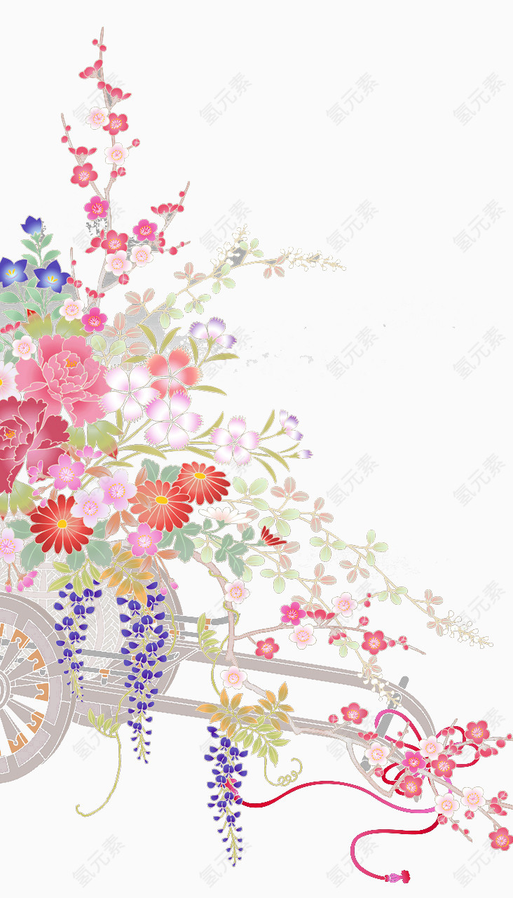 花卉装饰图