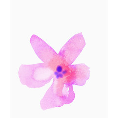 粉色花卉儿童海报设计