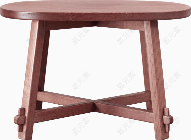 棕色简约桌子装饰图案