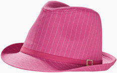粉色帽