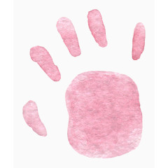 粉色手掌