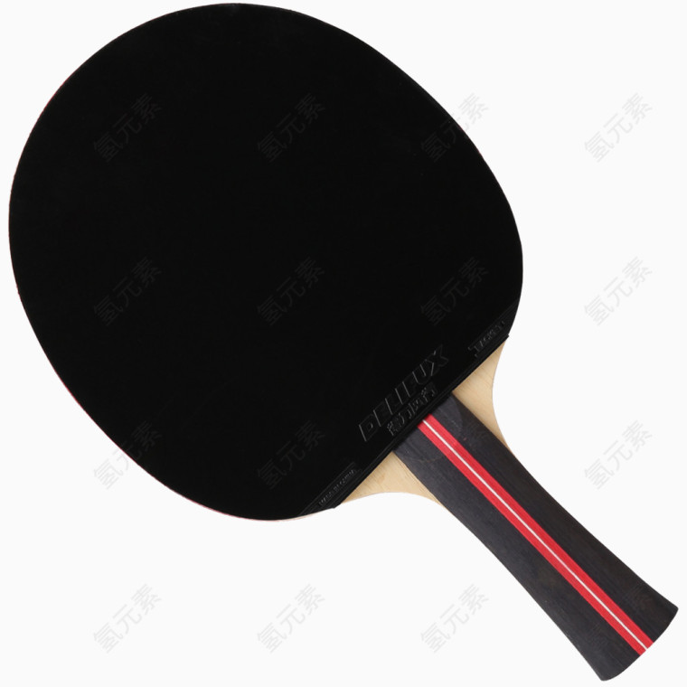 黑色乒乓球拍
