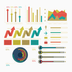 矢量分析图和数据图