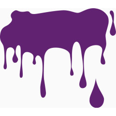 紫色喷墨