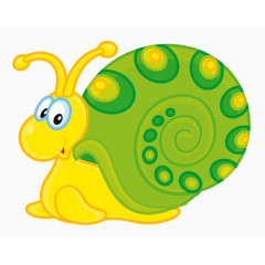 卡通动漫蜗牛
