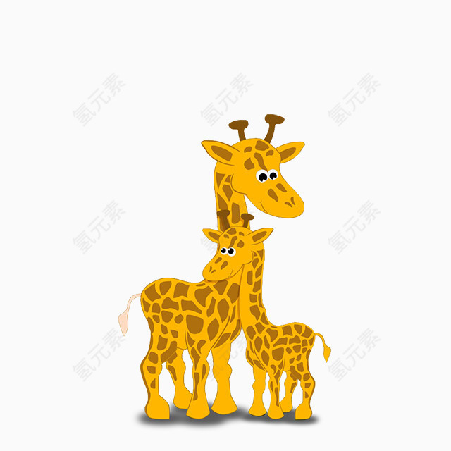 长颈鹿动物图案