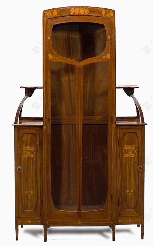 实木中式复古展示柜
