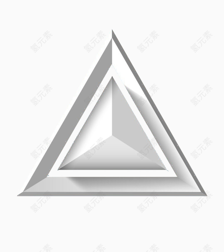 白色三角形