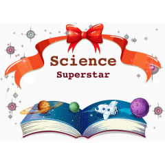 科学 superstar 书本 知识 矢量图 装饰图案