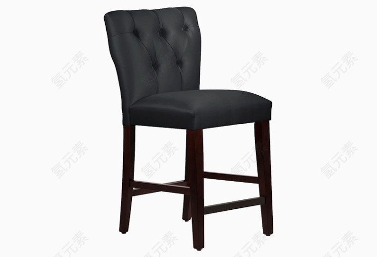 黑色坐椅免抠素材图