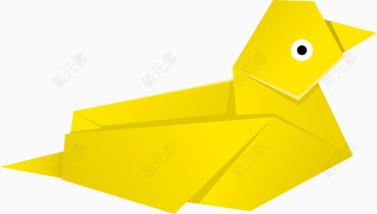 黄色千纸鹤