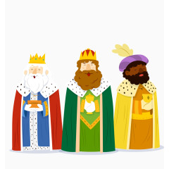 卡通可爱和蔼国王