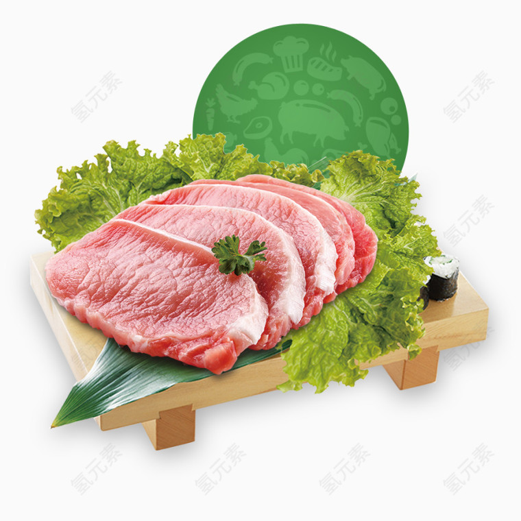 一盘子肉