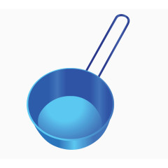 蓝色汤锅