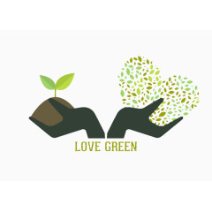 绿色环保插画