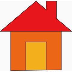 矩形彩色房屋