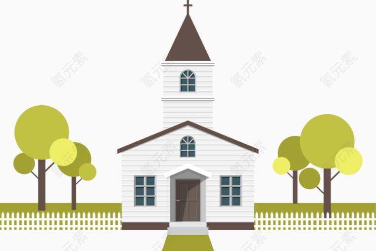 教堂建筑素材