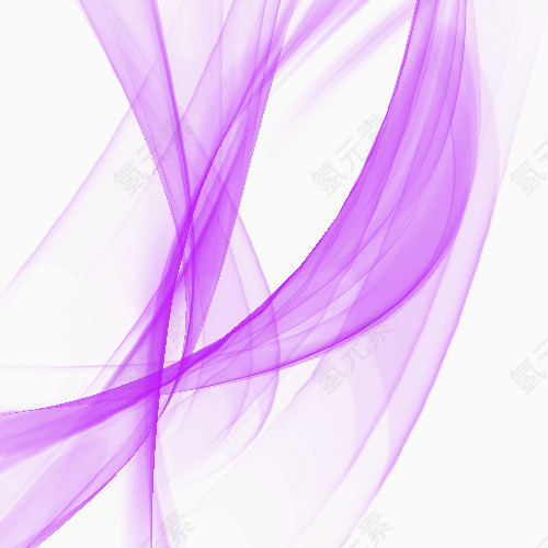 紫色环绕轻纱