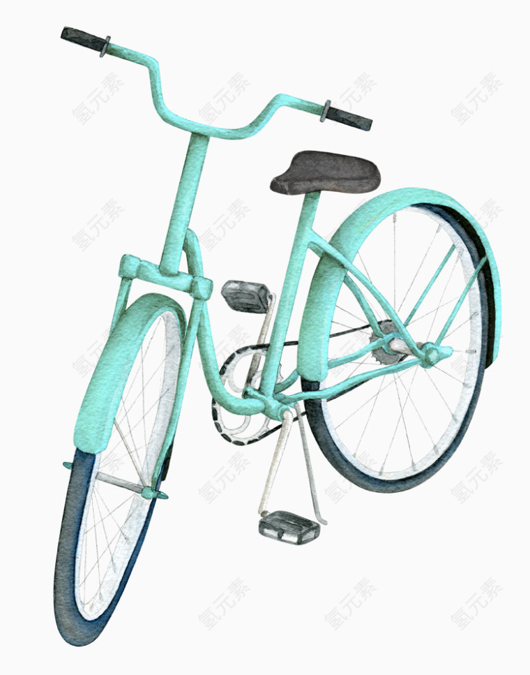 自行车单车交通工具