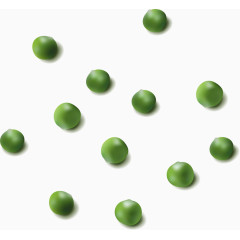 绿豆立体效果图矢量图