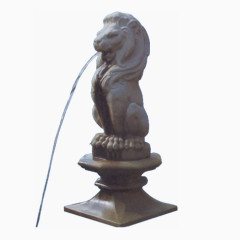 狮子吐水雕塑