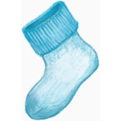 蓝色漂亮袜子