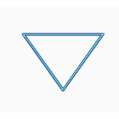 蓝色倒三角
