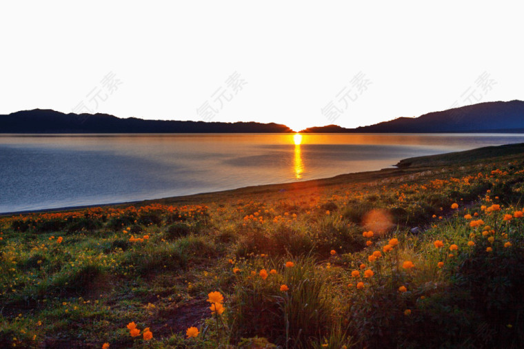 赛里木湖风景图