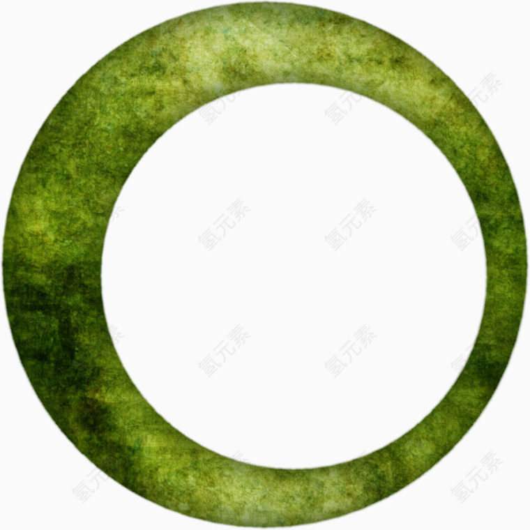 绿色草地圆环