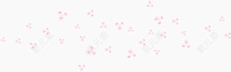 粉白色花朵花瓣