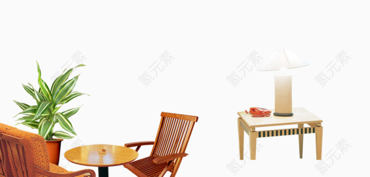 海报桌子椅子素材