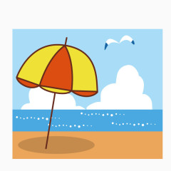 沙滩太阳伞