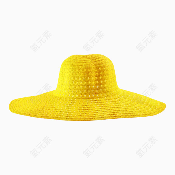 黄色凉帽