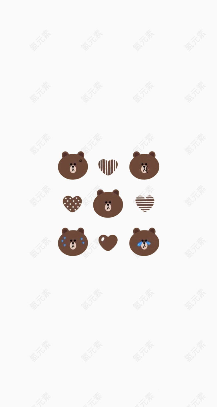 17小熊装饰画