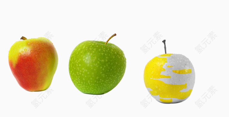 三个品种的苹果