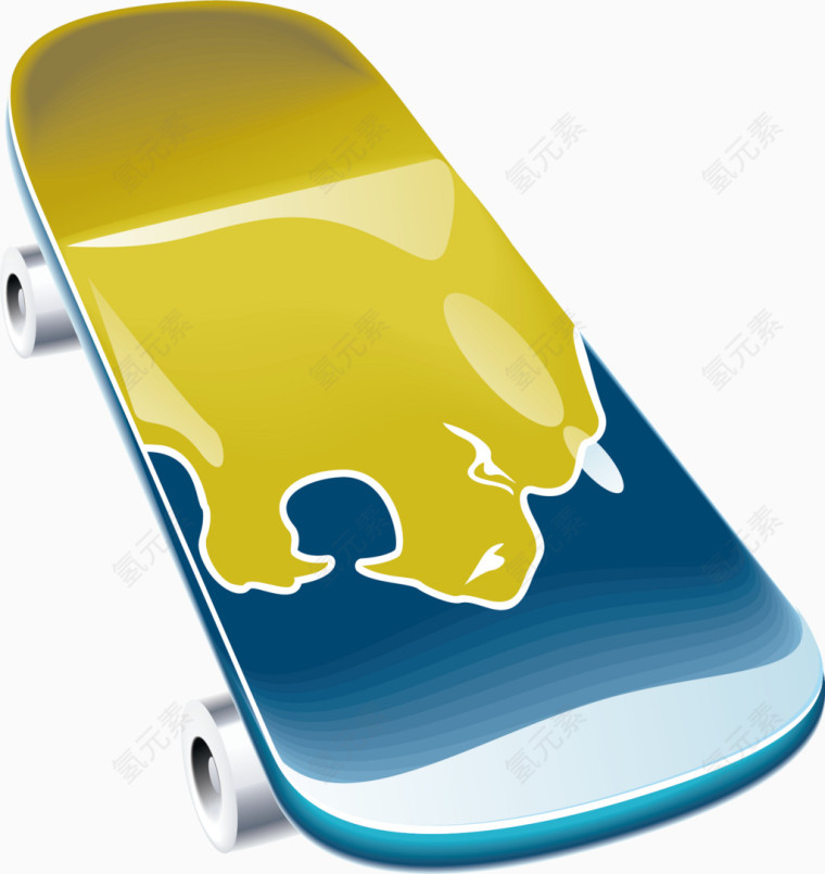 滑板车png矢量素材
