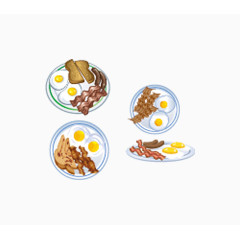 荷包蛋营养早餐png免抠素材