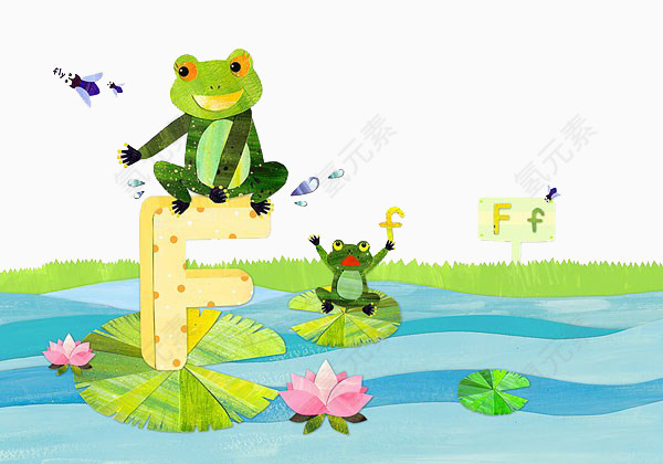 水上的青蛙