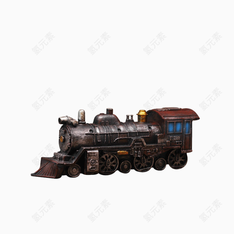 火车头模型道具橱窗摆件桌面摆件装饰品