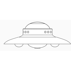 简笔画ufo