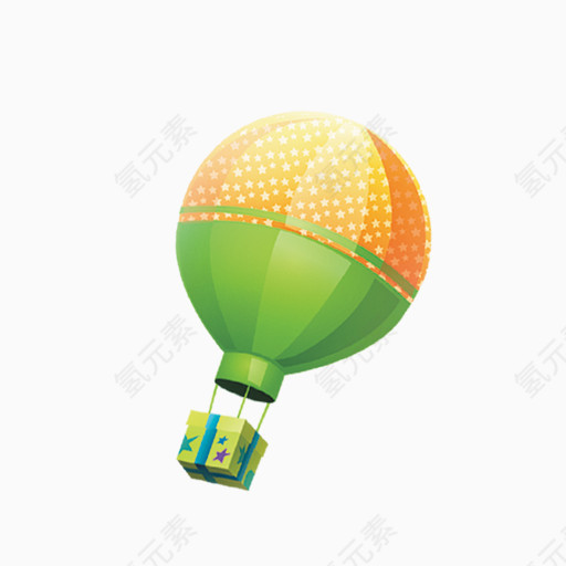 绿色的氢气球