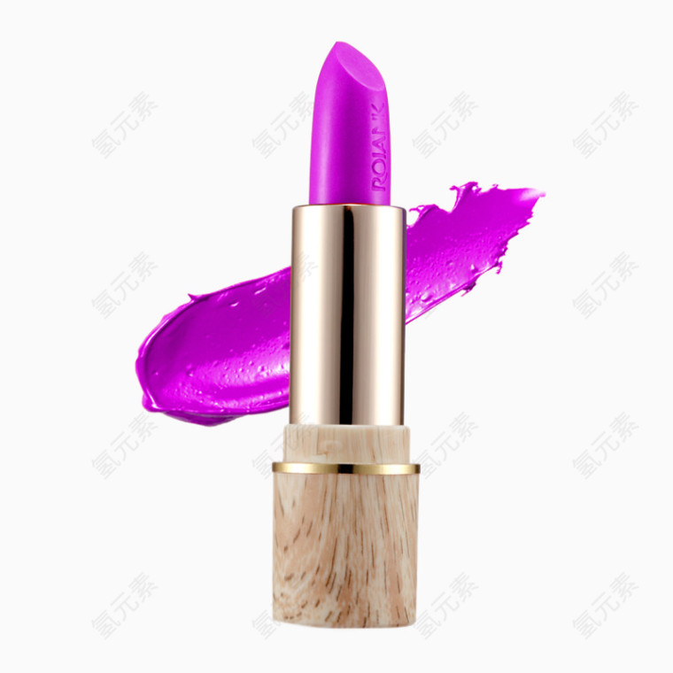 紫色保湿唇膏
