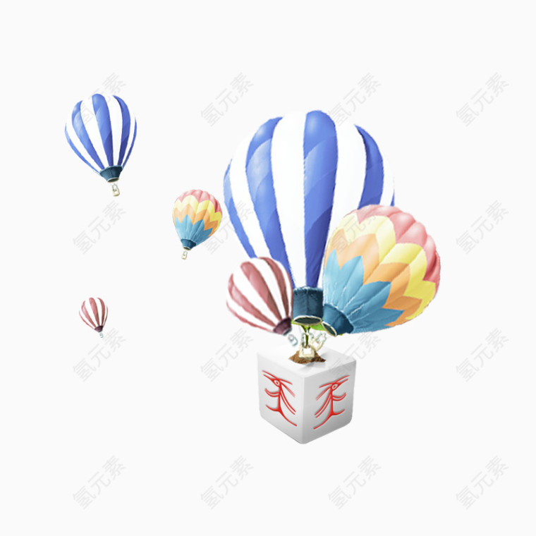 飘浮的气球