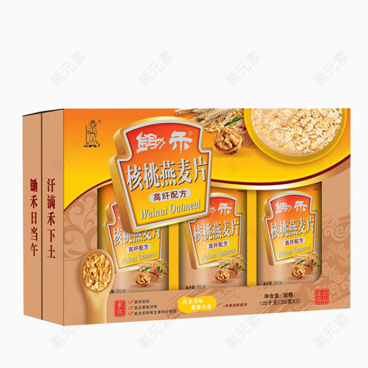 锄禾高纤维混合麦片