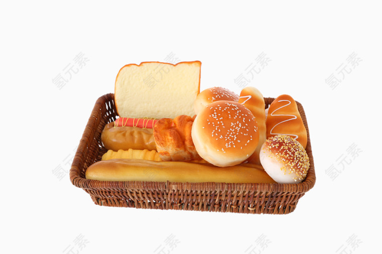 一篮筐面包