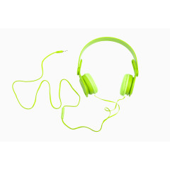 绿色耳机