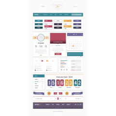 网页设计UI合集包PSD素材