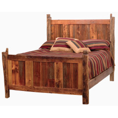 木质双人床